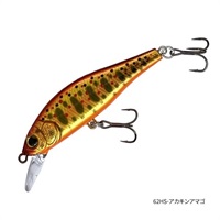 流翠【渓流用トラウトミノー/フラットサイドシンキングミノー/トラウトルアー】(62HS-アカキンアマゴ)